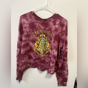 Harry Potter Hogwarts Long Sleeve Graphic Tee